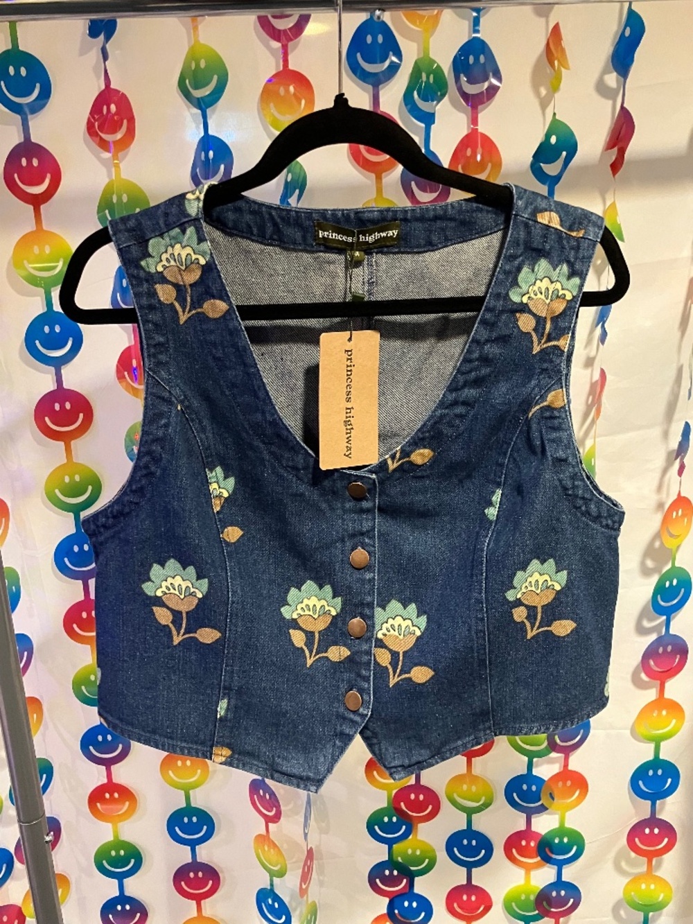 NWT Princess Highway Retro Flora Vest